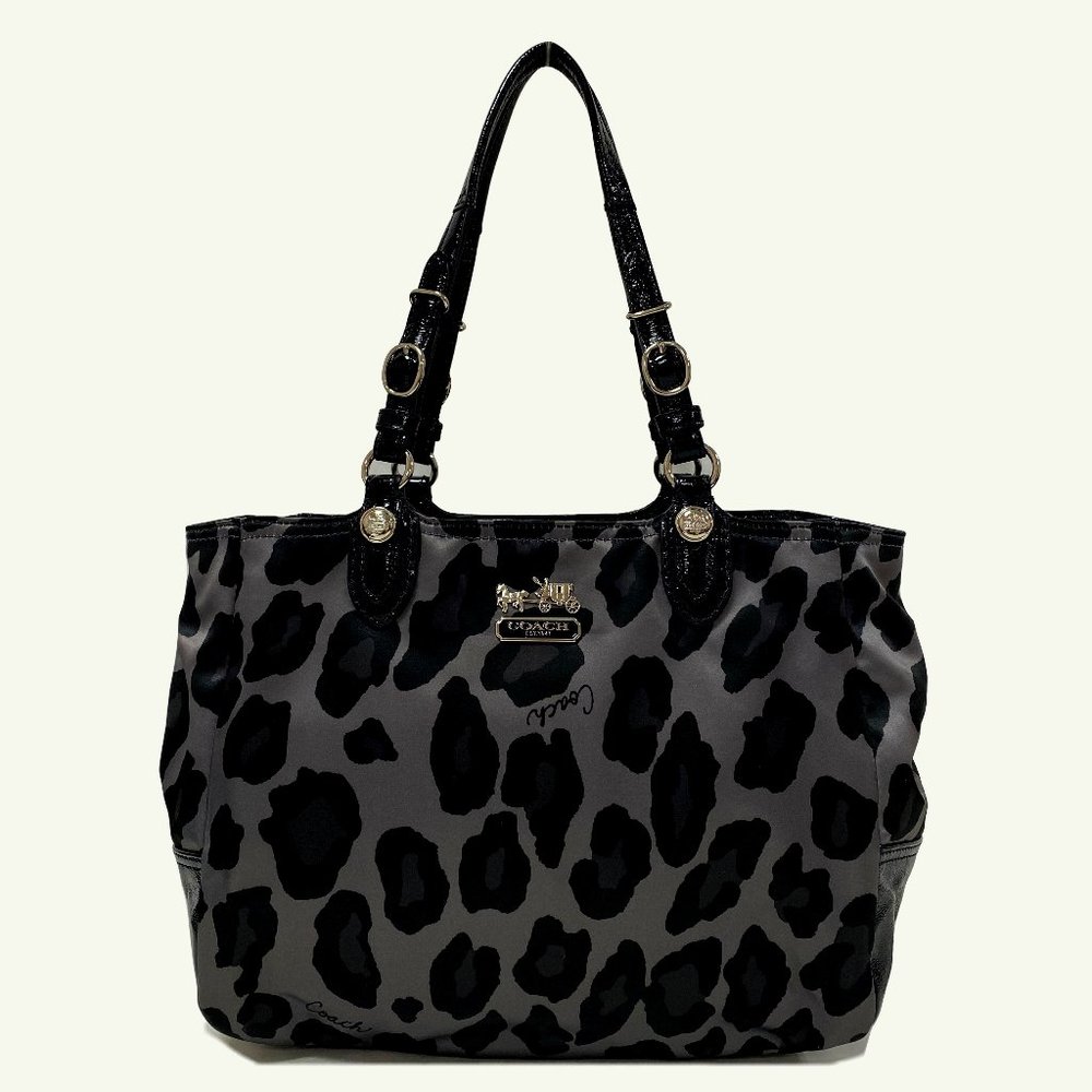COACH 15766 Ocelot Tote Shopper Bag